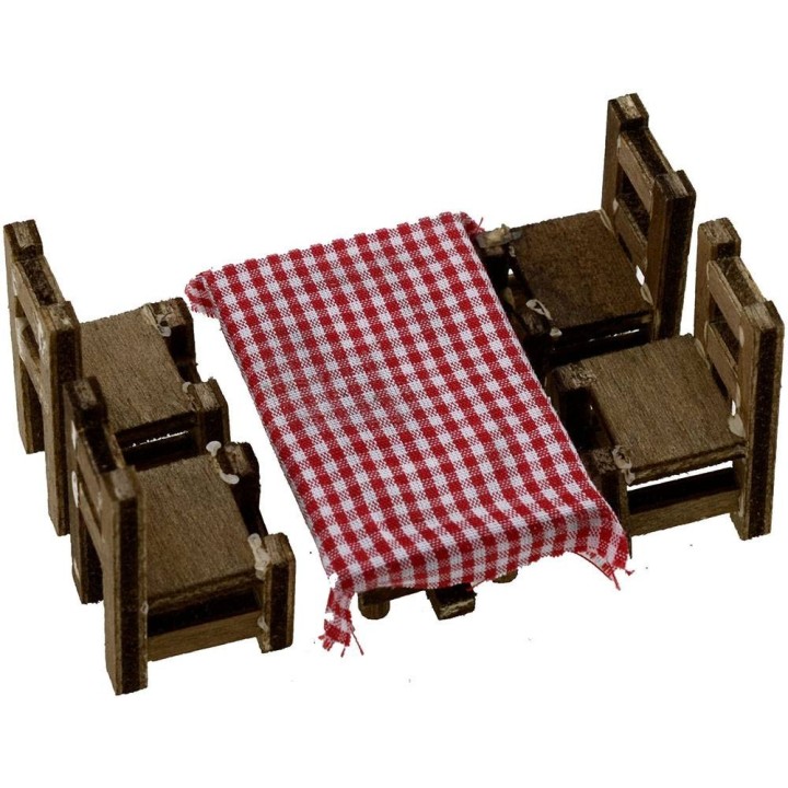 Tavolo in legno cm 8x6x4,2 h. 