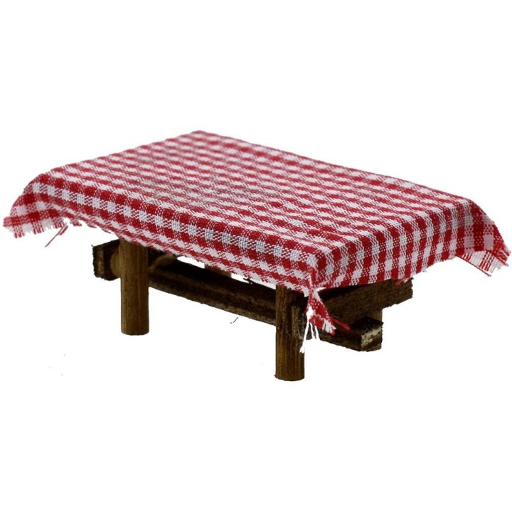 Tavolo in legno cm 8x6x4,2 h. 