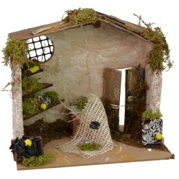 Fishmonger's shop cm 20x14x18 h