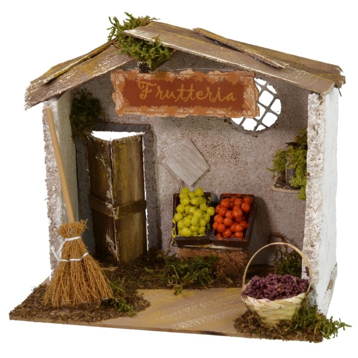Frutteria per Presepe cm 20x13,5x18 h