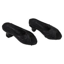 Open clogs with heel cm 2x1 h