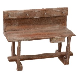 Banco da lavoro in legno con ganci 11,3x5x9 h