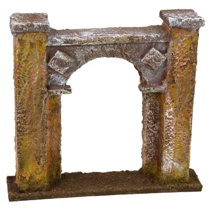 Arco d'ingresso cm 11,5x2,5x10,3 h per statue da 6 cm