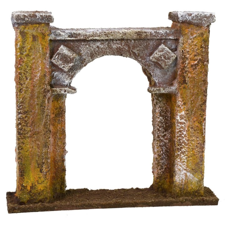 Entrance arch 11.5x2.5x10.3 h for statues of 6 cm