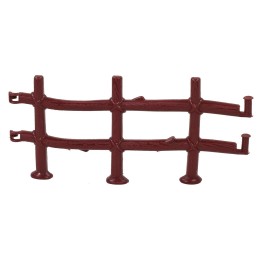 Interlocking modular linear fence cm 10x4,5 h