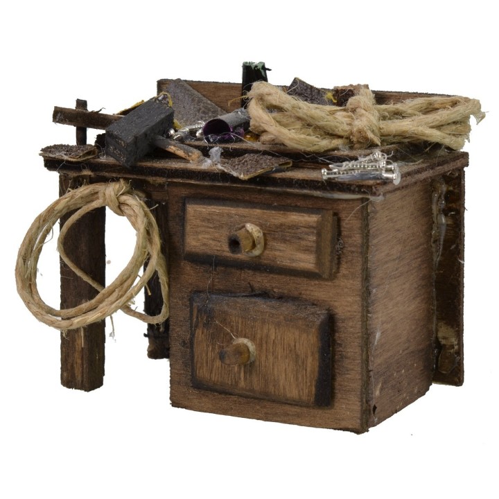 Banco da lavoro del ciabattino cm 7x4,3x6 h