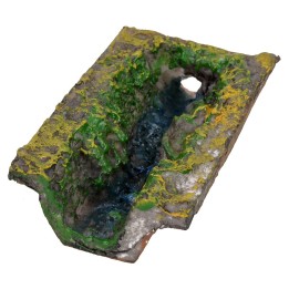 Arroyo de resina modular de 10x6x2,5 cm h