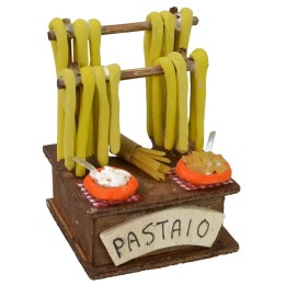 Pasta maker banquet with sign 6x6x8.5 cm h