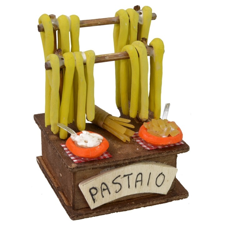 Pasta maker banquet with sign 6x6x8.5 cm h