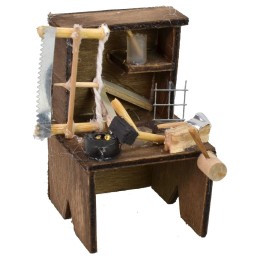 Banco de trabajo del carpintero de 5x5,5x8,2 cm de altura para