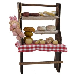 Banchetto espositivo salumiere cm 6,5x3,5x10 h