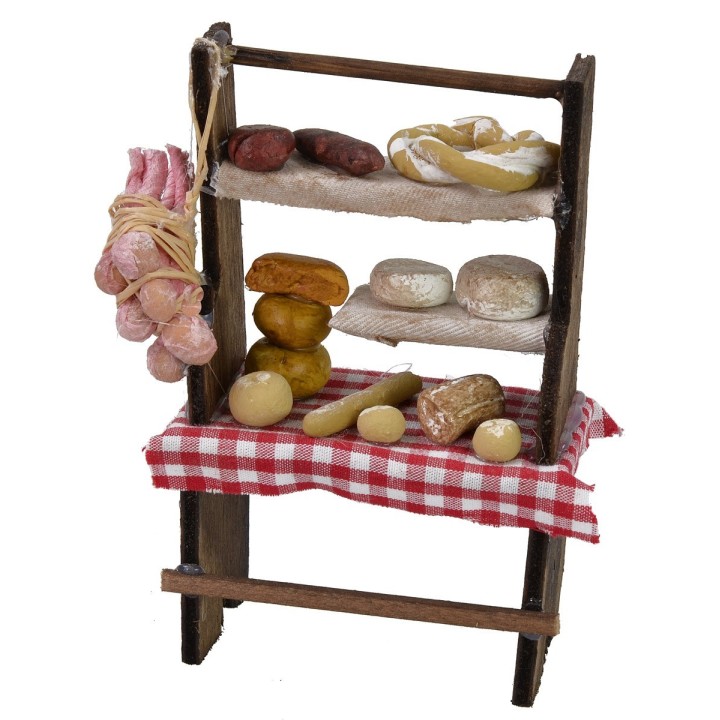 Banchetto espositivo salumiere cm 6,5x3,5x10 h