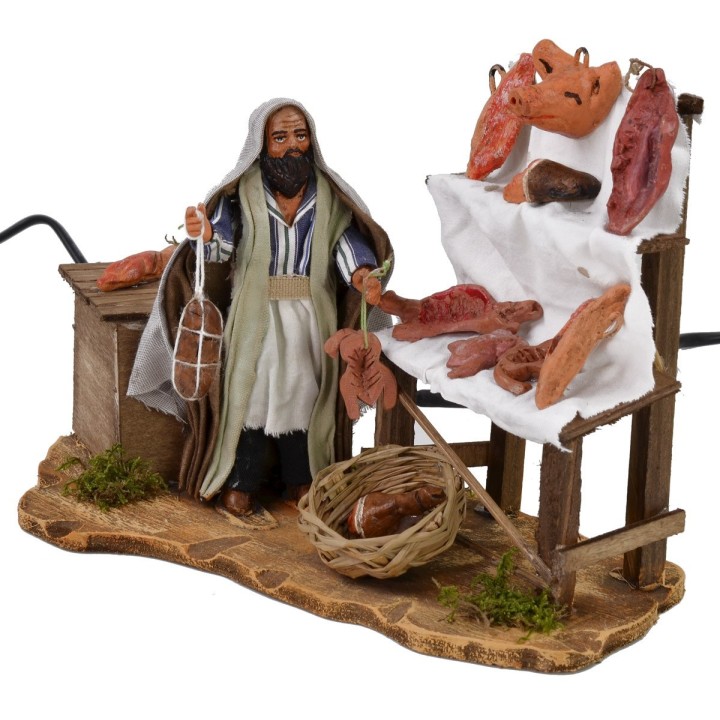 Oriental salami seller 12 cm in movement cm 22,5x11,5x14 h