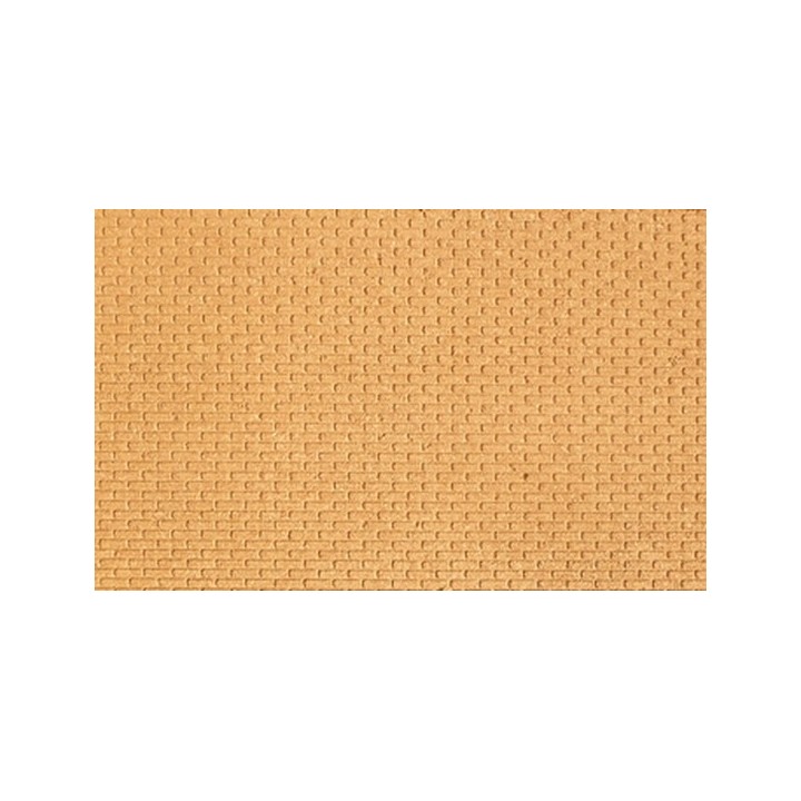 Panel de corcho de 25x20x0,6 cm en forma de ladrillo