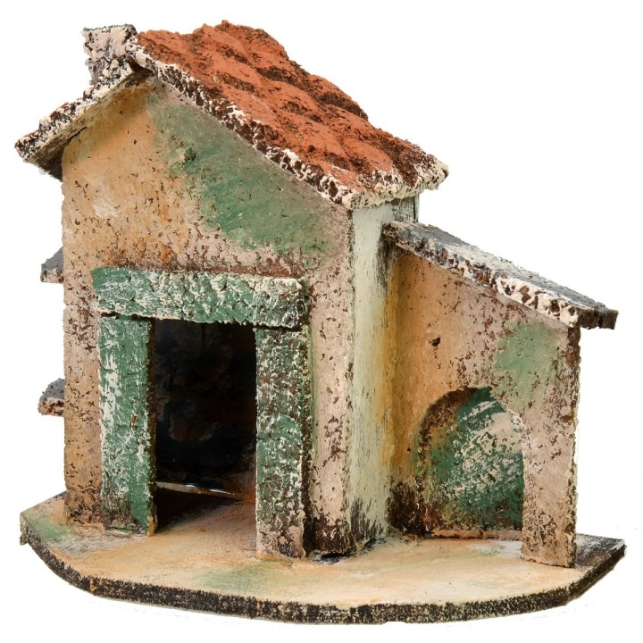 Casa individual con portón en arco de 13,5x7,5x11,5 cm h