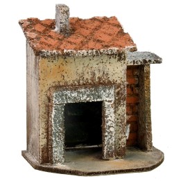Casa singola con ripostiglio per attrezzi cm 11x7x11 h
