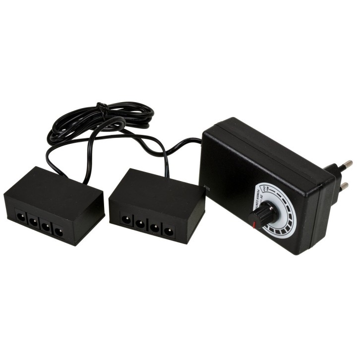 Alimentatore 8 prese DC 2,1 per LC8 e strisce LS - A8L