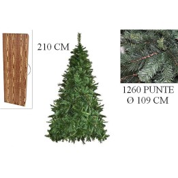 Albero di Natale con 1260 punte cm 210 h