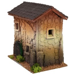 Stone effect house cm 18x13x19,5h