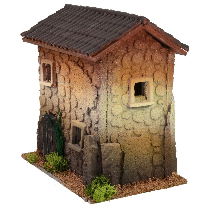 Stone effect house cm 18x13x19,5h
