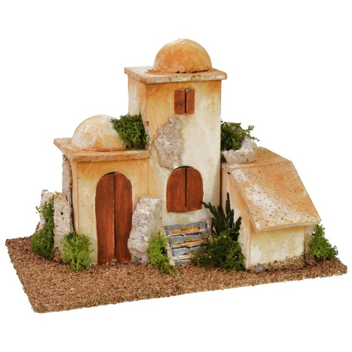 Minarete con escaleras cm 20x12x14 h para estatuas de 5-6 cm
