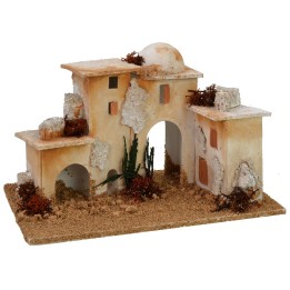 Minaret with three arches cm 20x12x11.5 h for statues 5-6 cm