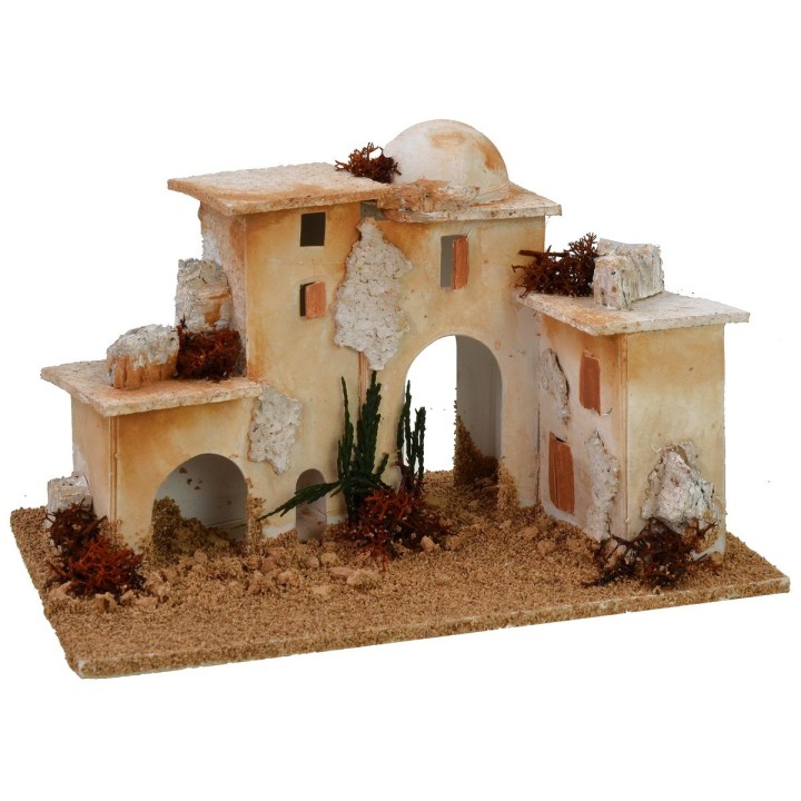 Minarete con tres arcos de 20x12x11,5 cm de altura para