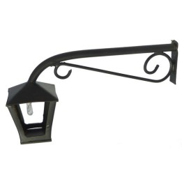 Lampione a muro grande con microlampada 12V.
