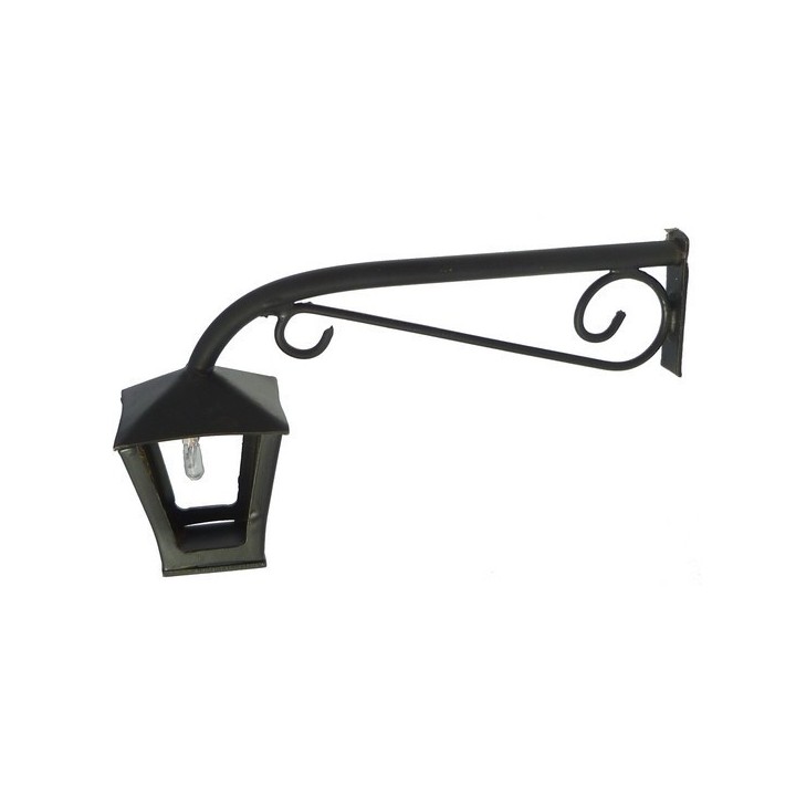 Farol de pared grande con microlámpara 12V.