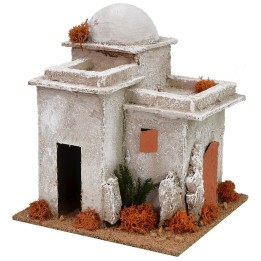 Minareto palestinese rifinito su tutti i lati cm 16x16x18h