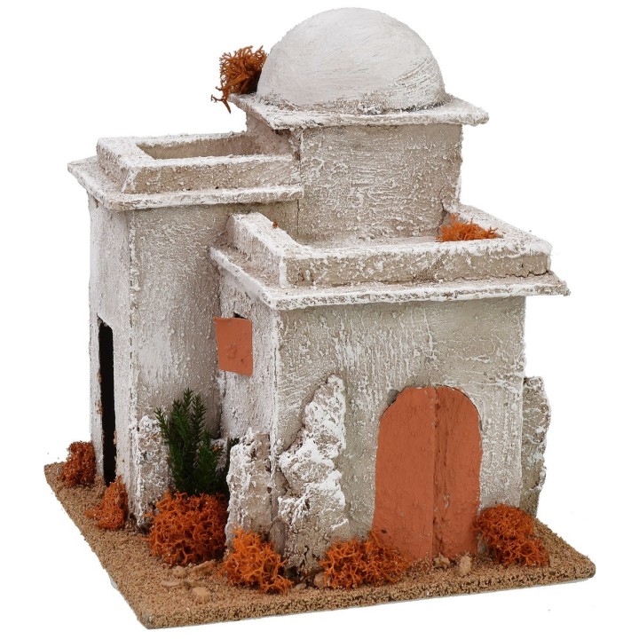 Minareto palestinese rifinito su tutti i lati cm 16x16x18h