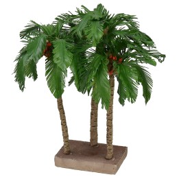Tres palmeras con base cm 24-22-21 h