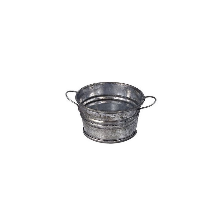 Round tub 4 cm in metal