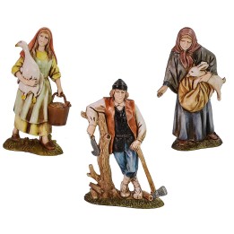 Conjunto de 3 estatuas 10 cm Landi Moranduzzo