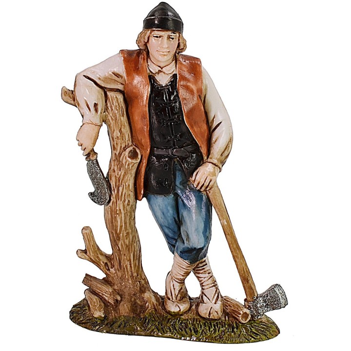 Leñador con hacha 10 cm Landi Moranduzzo