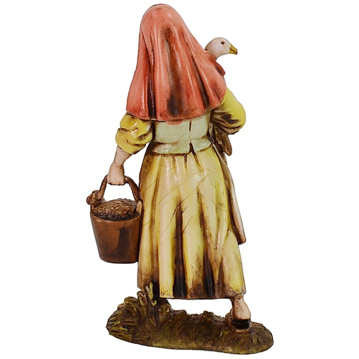 Woman with goose 10 cm Landi Moranduzzo