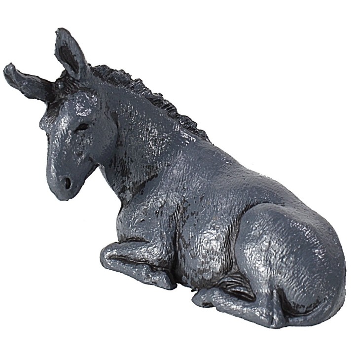 Asino sdraiato Landi Moranduzzo per statue 10 cm
