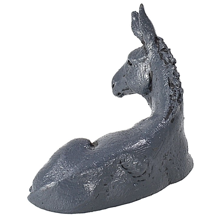 Asino sdraiato Landi Moranduzzo per statue 10 cm