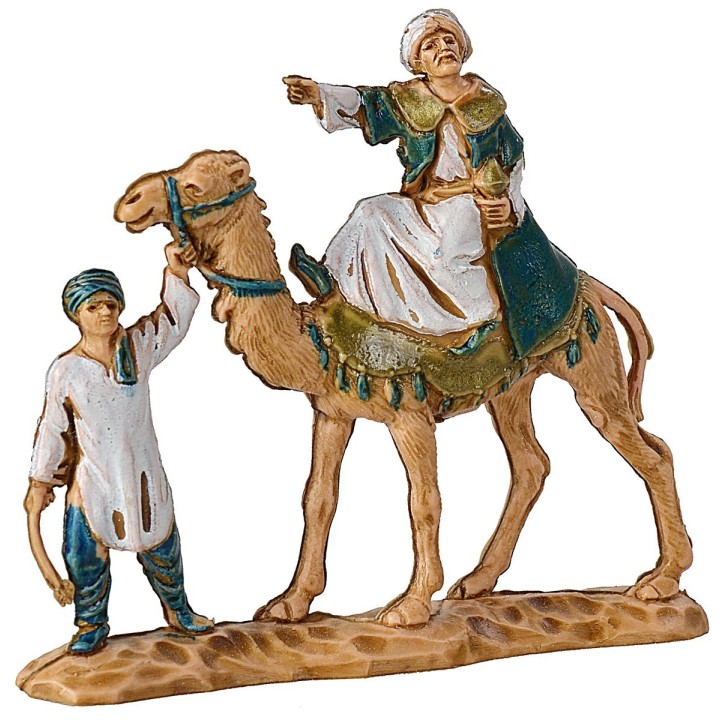 Tre Re magi cm 3,5 a cammello Landi Moranduzzo