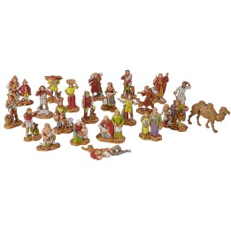 21 Personaggi + cammello cm 3,5 -