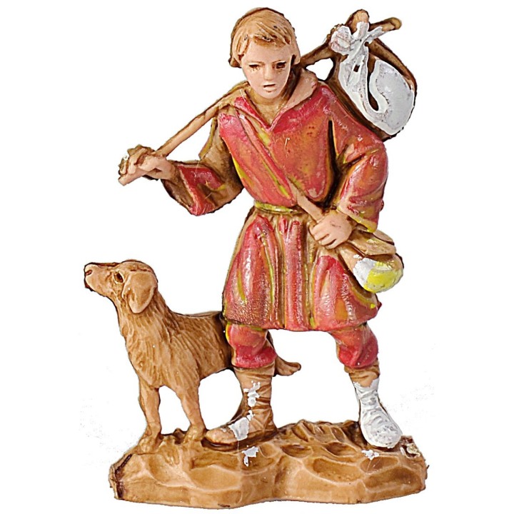 21 Personajes + camello cm 3,5 -Estatuas belén Landi Moranduzzo