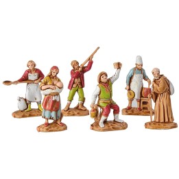 Set 6 statue landi cm 3,5 - 0369