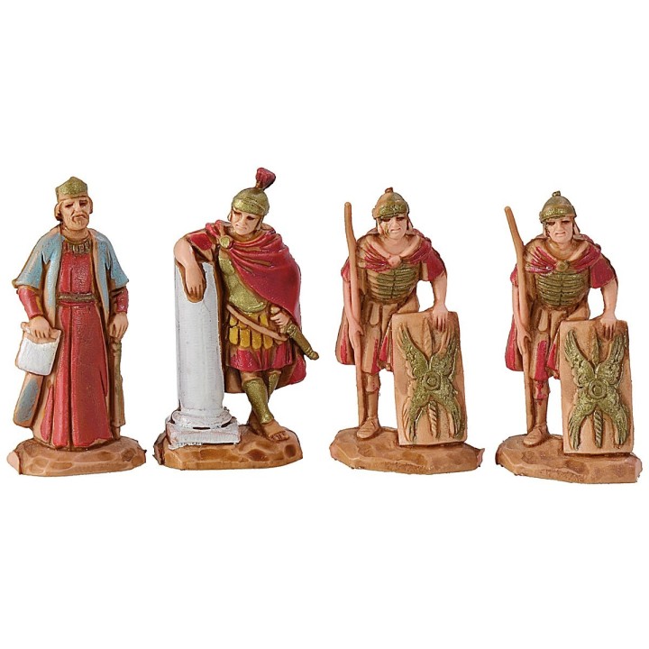 Set Herod + Centurion + 2 Landi soldiers 3.5 cm