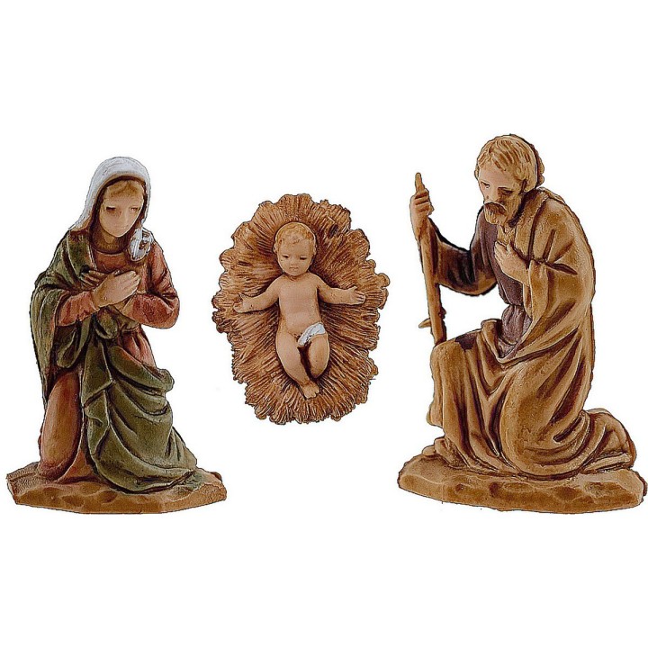 Nativity 3 subjects series 3.5 cm Landi Moranduzzo