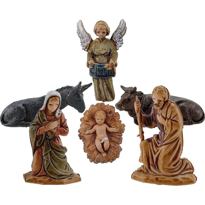 Natività 6 soggetti serie 3,5 cm Landi Moranduzzo