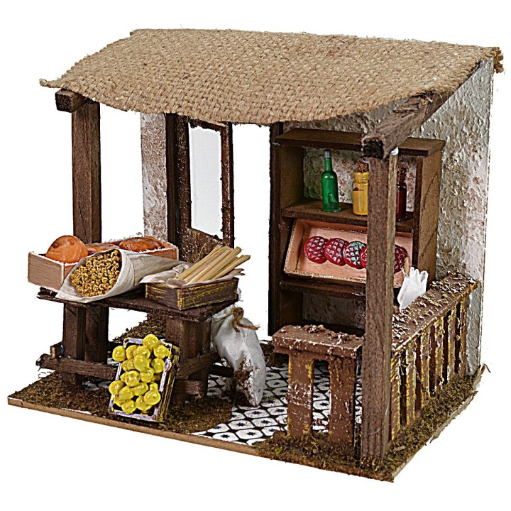Tienda de comestibles para Belén cm 20x14x17 h