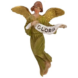 Angelo Gloria in resina dipinta 10 cm serie economica Landi