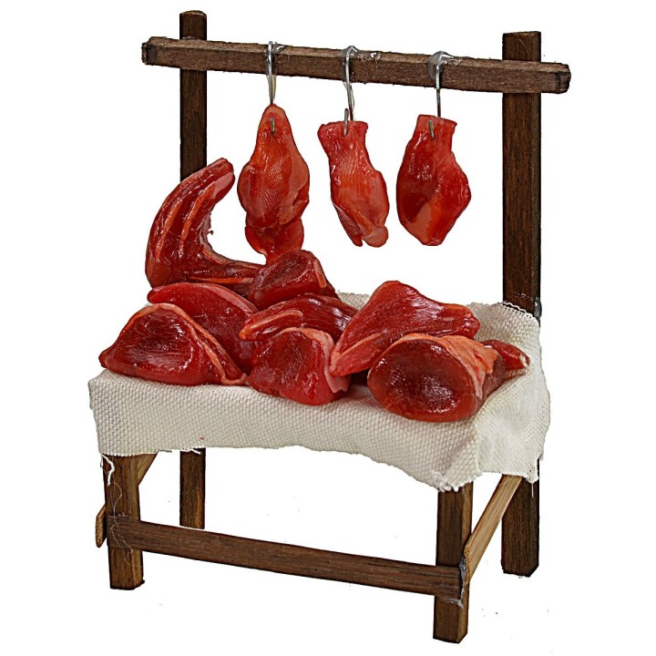 Counter with wax meat cm 9x5,5x13 h