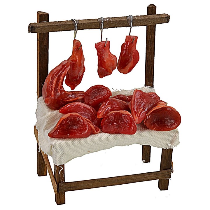 Counter with wax meat cm 9x5,5x13 h