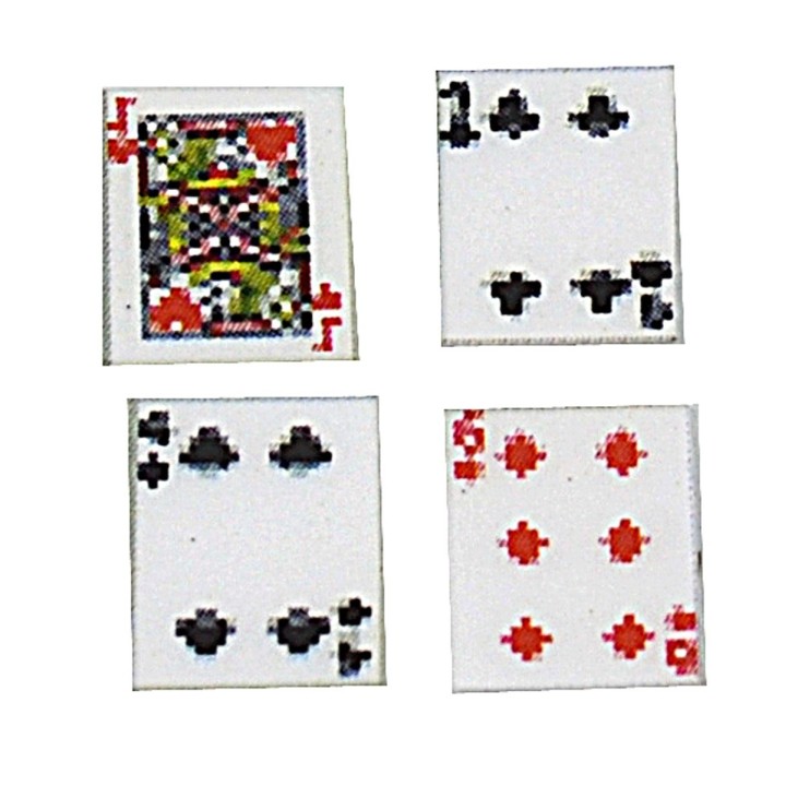 Baraja de cartas de juego cm 0,5X1